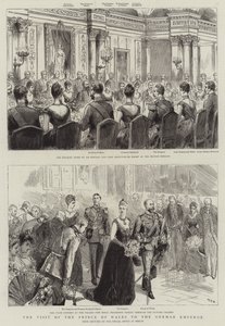 Prinsen av Wales besök hos den tyska kejsaren av Sydney Prior Hall
