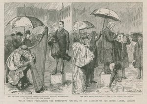 Welsh Bards proklamerar Eisteddfod för 1887 av Sydney Prior Hall