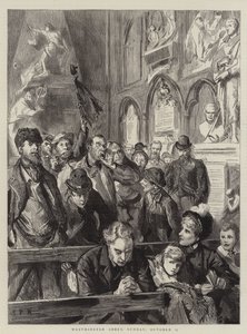 Westminster Abbey, söndagen den 23 oktober