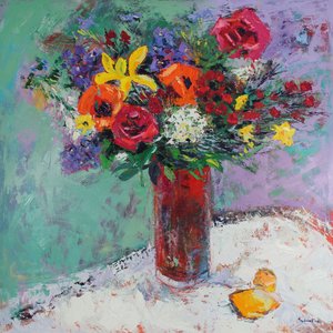 Färska blommor av Sylvia Paul