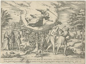 Utvisning från paradiset av Symon Novelanus (attributed to)