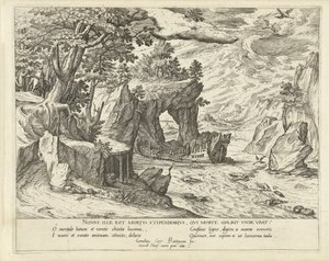 förlisning Allegoriska landskap (serietitel) av Symon Novelanus (attributed to)