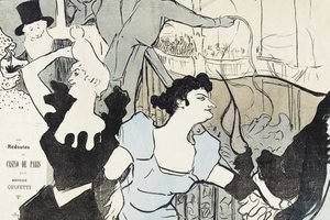 Les Reodutes på Casino de Paris (1892) av TOULOUSE LAUTREC