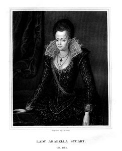 Lady Arabella Stuart, hertiginna av Somerset, 1826.