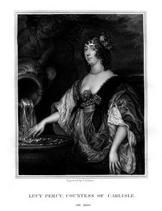 Lucy Hay, grevinna av Carlisle, engelsk socialist, 1825.