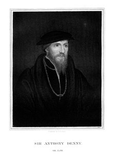 Sir Anthony Denny, Henry VIII:s hovman, 1827.