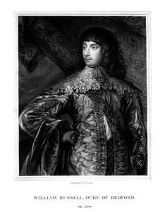 William Russell, 1:e hertig av Bedford, brittisk soldat, 1825.