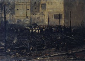 Le Bazar de la Charité efter branden den 4 juni av T. Bianco