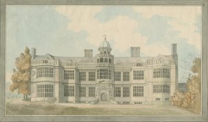 Ingestre Hall: akvarellmålning, nd [1791]
