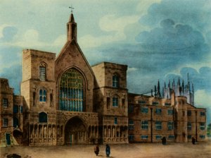"New Palace Yard and Entrance to Westminster Hall", 1947. av T. Coney