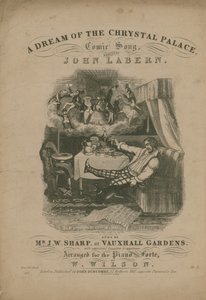 En dröm om Crystal Palace, en komisk sång av John La Bern av T. Hampson Jones