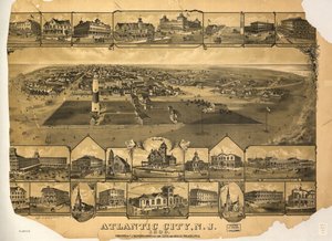Atlantic City, N.J. 1880. LOC 75694710 av T. J. Shepherd Landis