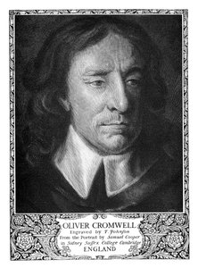Oliver Cromwell 1599-1658, Lord Protector of England, 1899. av T. Johnson