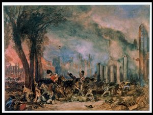 Anklagelse för 3rd Dragoon Guards på Queen Square, Bristol, måndagen den 31 oktober 1831 av T. L. and Muller William J. Rowbotham