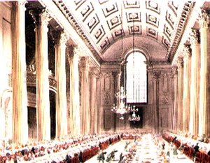 The Egyptian Hall, Mansion House, från Ackermanns "Microcosm of London"