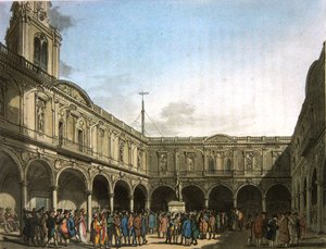 The Royal Exchange, från Ackermanns "Microcosm of London"