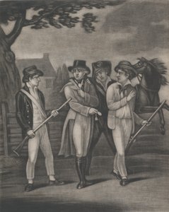 The Take of Major André av the Incorruptible Paulding, Williams och Vanvert, juli..., 4 juli 1812 av T. W. Freeman