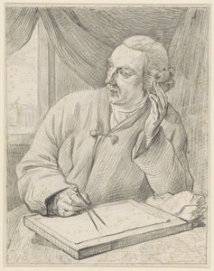 Porträtt av (Hans) Jacob Otten Husly av Taco Scheltema (I)