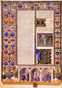Prolog till profetiska böcker, från volym II av Bible of Borso d