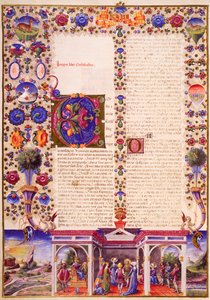 Predikarens bok, från volym I av Bible of Borso d