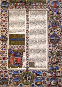 Tredje Moseboken, första volymen av Bible of Borso d