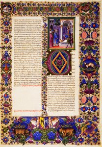 Den andra Krönikeboken, från volym I av Bible of Borso d