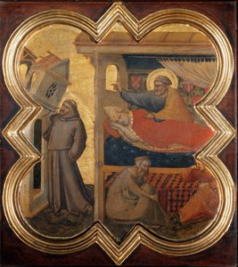 Life of St Francis: The Dream of Innocentius III - Fresco