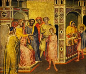 St Eligius före kung Clothar, c.1360