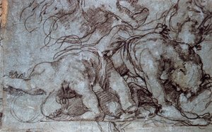 Fighters, 1500-talet. av Taddeo Zuccari