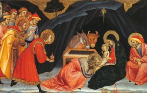 Adoration of the Magi, av Taddeo di Bartolo (ca 1363-1422) av Taddeo di Bartolo