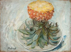 Ananas på en tallrik av Tadeusz Makowski