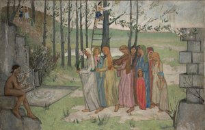 Vårfest av Tadeusz Makowski