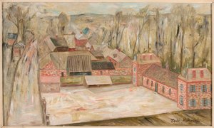 Vy över en småstad av Tadeusz Makowski
