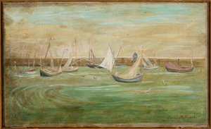 Segelbåtar av Tadeusz Makowski