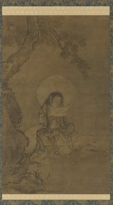 Fugen, Muromachi Period (bläck & färg på siden) av Takuma Eiga