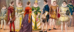 Italiensk klänning från 1500-talet av Tancredi Scarpelli