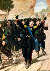 20 september 1870: Porta Pia - Genombrott av murarna av Tancredi Scarpelli