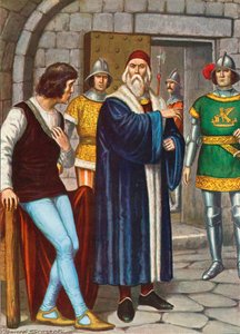 Doge Francesco Foscari säger åt sin son att lyda republikens order av Tancredi Scarpelli
