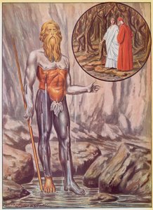Illustration till Dantes gudomliga komedi av Tancredi Scarpelli