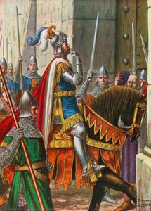 År 1237 går Ezzelino da Romano, allierad till Fredrik II, in i Padua av Tancredi Scarpelli