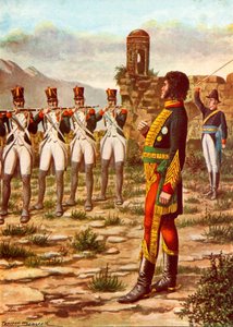 Joachim Murat möter en skjutgrupp i Kalabrien av Tancredi Scarpelli