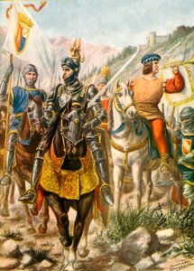 Lombardiska soldater från 1300- och 1400-talen av Tancredi Scarpelli