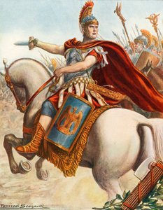 Lucius Cornelius Scipio vid slaget vid Magnesia av Tancredi Scarpelli