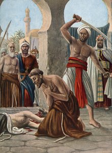 Kristna missionärers martyrskap i Indien av Tancredi Scarpelli