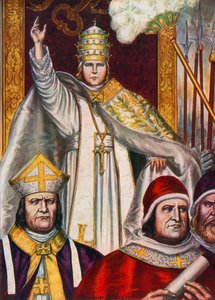 Påve Benedikt IX valde till påve vid 12 års ålder, 1032