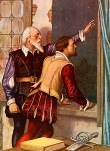 Astrologen Micer Codro visar Vasco Nunez di Balboa hans ödes stjärna. av Tancredi Scarpelli