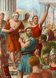 Den gamle centurionen visar sina sår av Tancredi Scarpelli