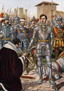 Italiens krig (1521-1526): Slaget vid Pavia (24 februari 1525) av Tancredi Scarpelli