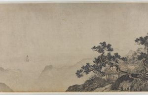 The Thatched Hut of Dreaming of an Immortal, Ming-dynastin (bläck & färg på papper)