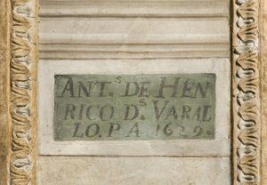 Konstnärens signatur, Skyddsängelns kapell av Tanzio da Varallo